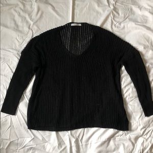 Nordstrom black knit sweater